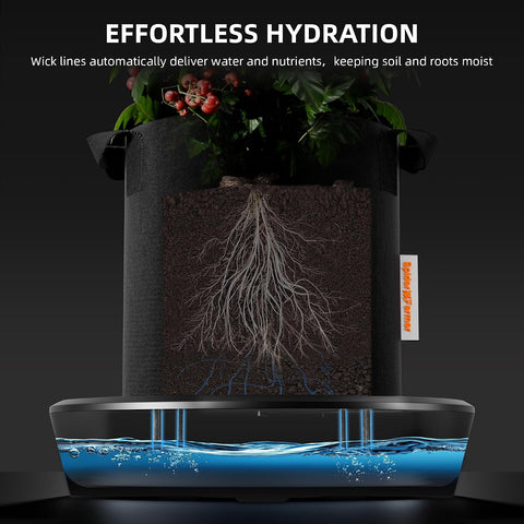 Spider Farmer 4 Pot Gravity-Fed Self Watering System, Automatic Watering