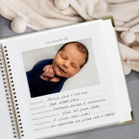 Keepsake Baby Memory Book for Boys and Girls - Timeless First 5 Year Book