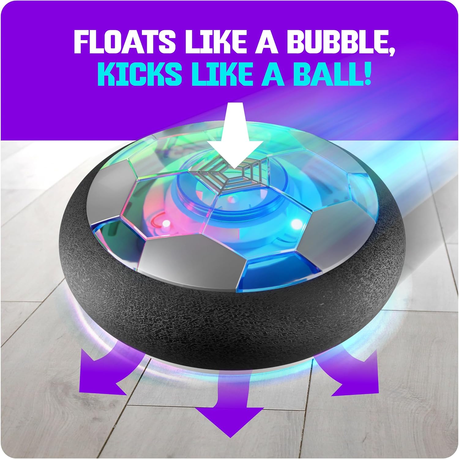 Hover Soccer Light-Up Ball - Birthday Gift for Boys - Kids Gifts Ages 5-12