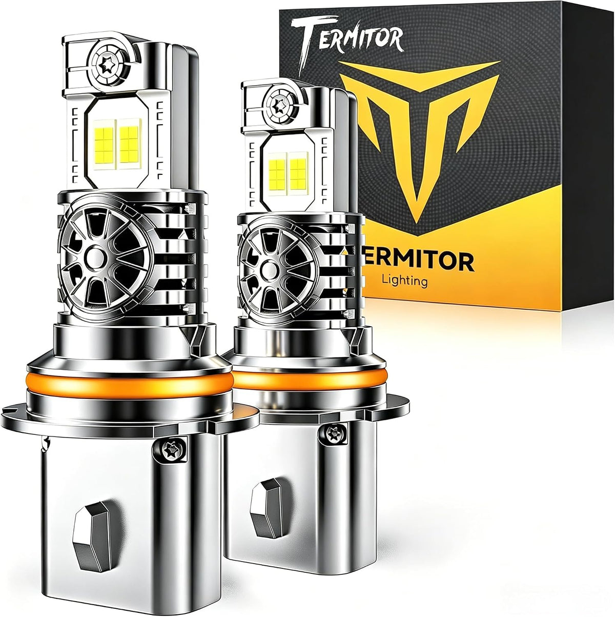 Termitor 2026 Latest 9007/HB5 Light Bulbs, 100,000LM 15X Bright Light Bulbs