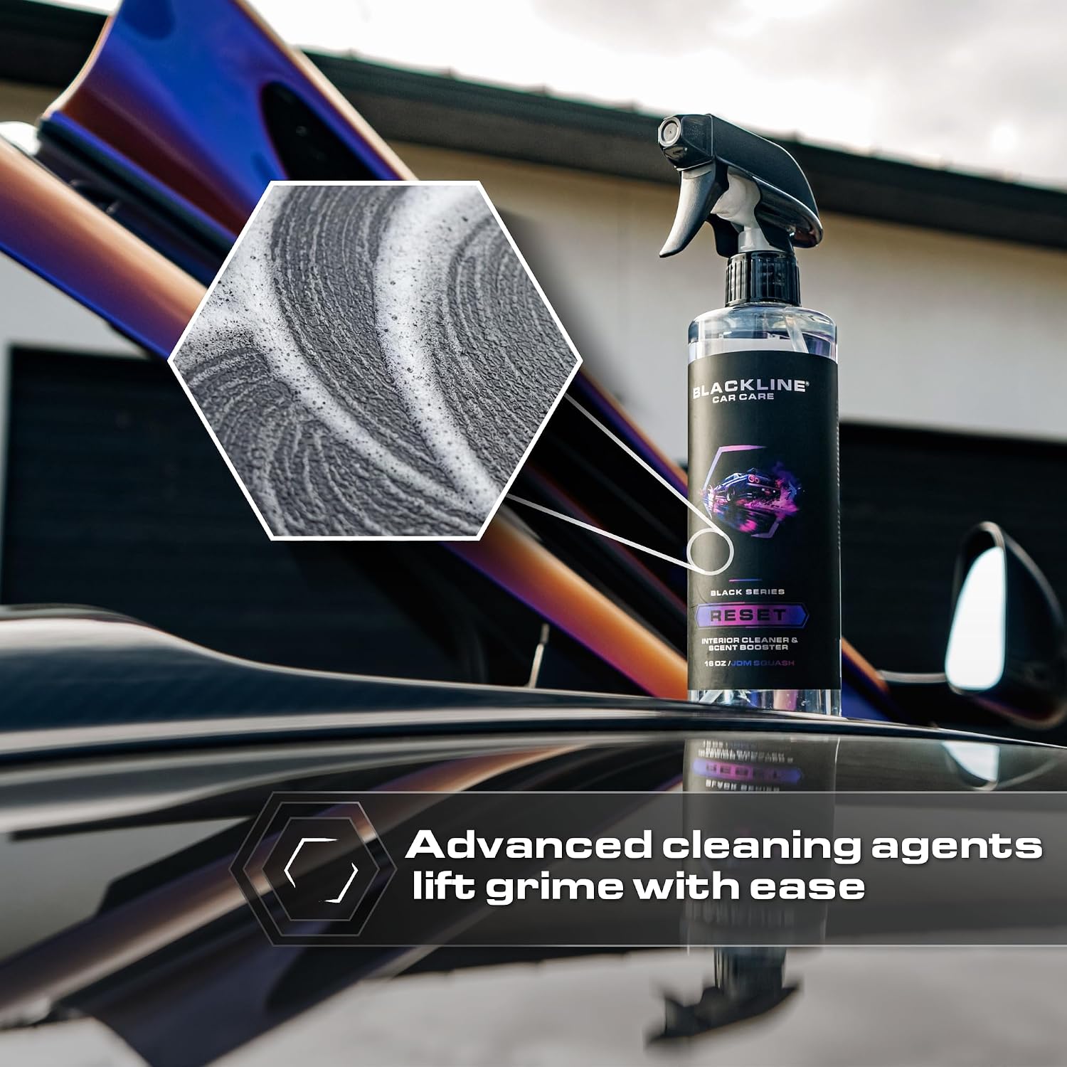 Blackline Reset Interior Car Cleaner & Deodorizer Spray - Oasis