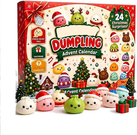 Christmas Squishies Advent Calendar 2026 Dumpling Countdown Calendar
