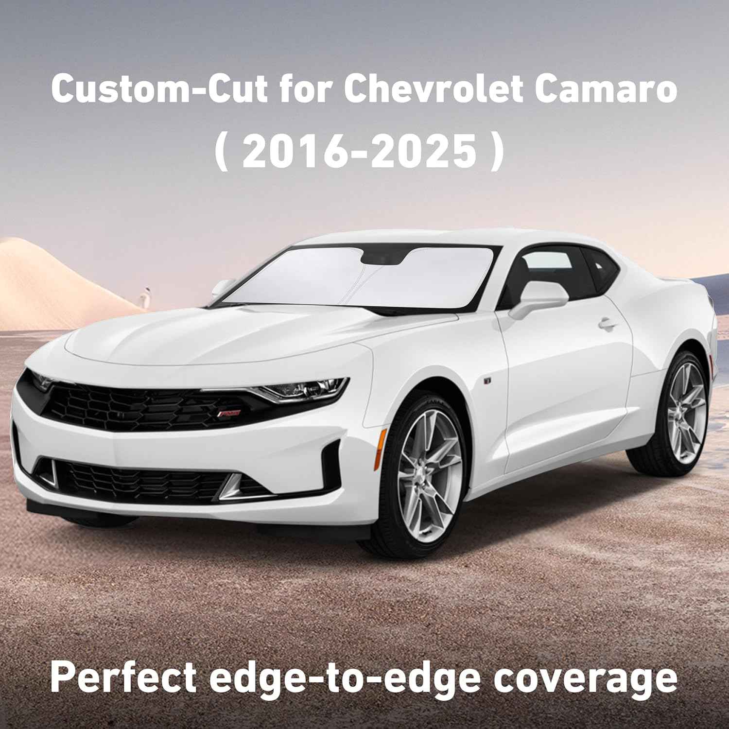 EcoNour Windshield Sunshade Compatible for Chevrolet Camaro 2016-2024 2025