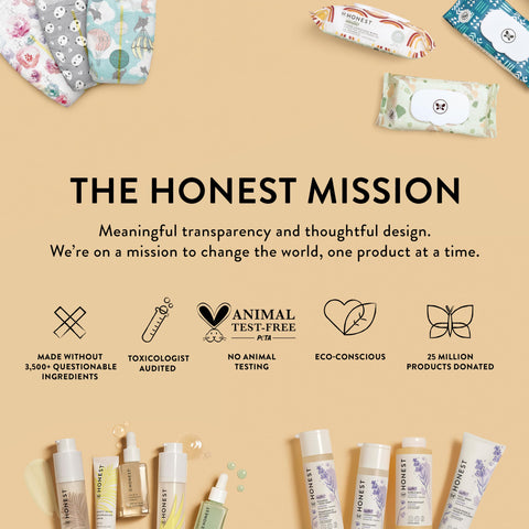 The Honest Company Clean Conscious Unscented Wipes | Over 99% Water, Compostable, Plant-Based, Baby Wipes | Hypoallergenic for Sensitive Skin, EWG Verified | Balance Blues, 576 Count