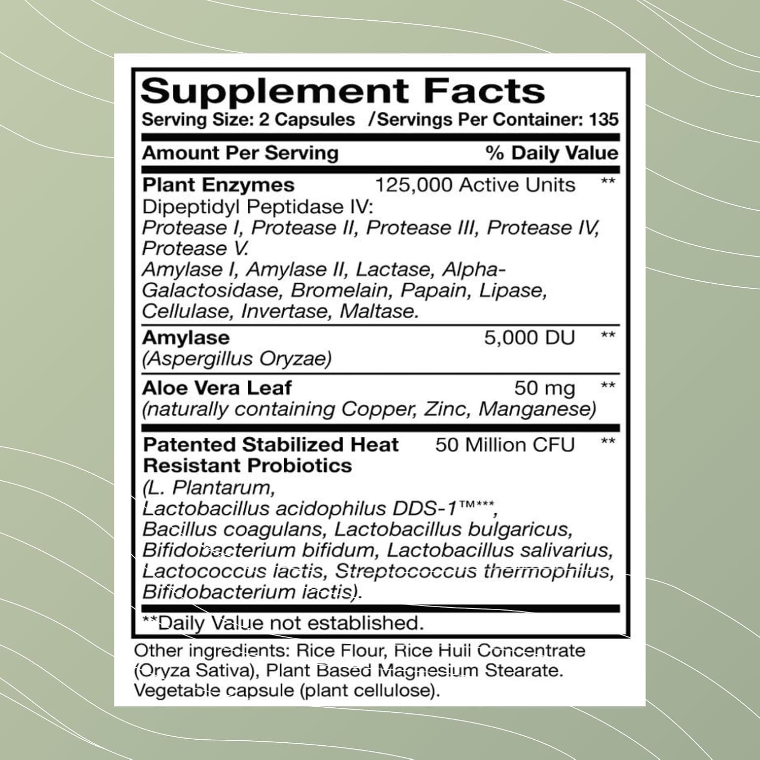 Optimal Health Systems Digest-A-Meal Enzyme Probiotic Blend, 270 Capsules