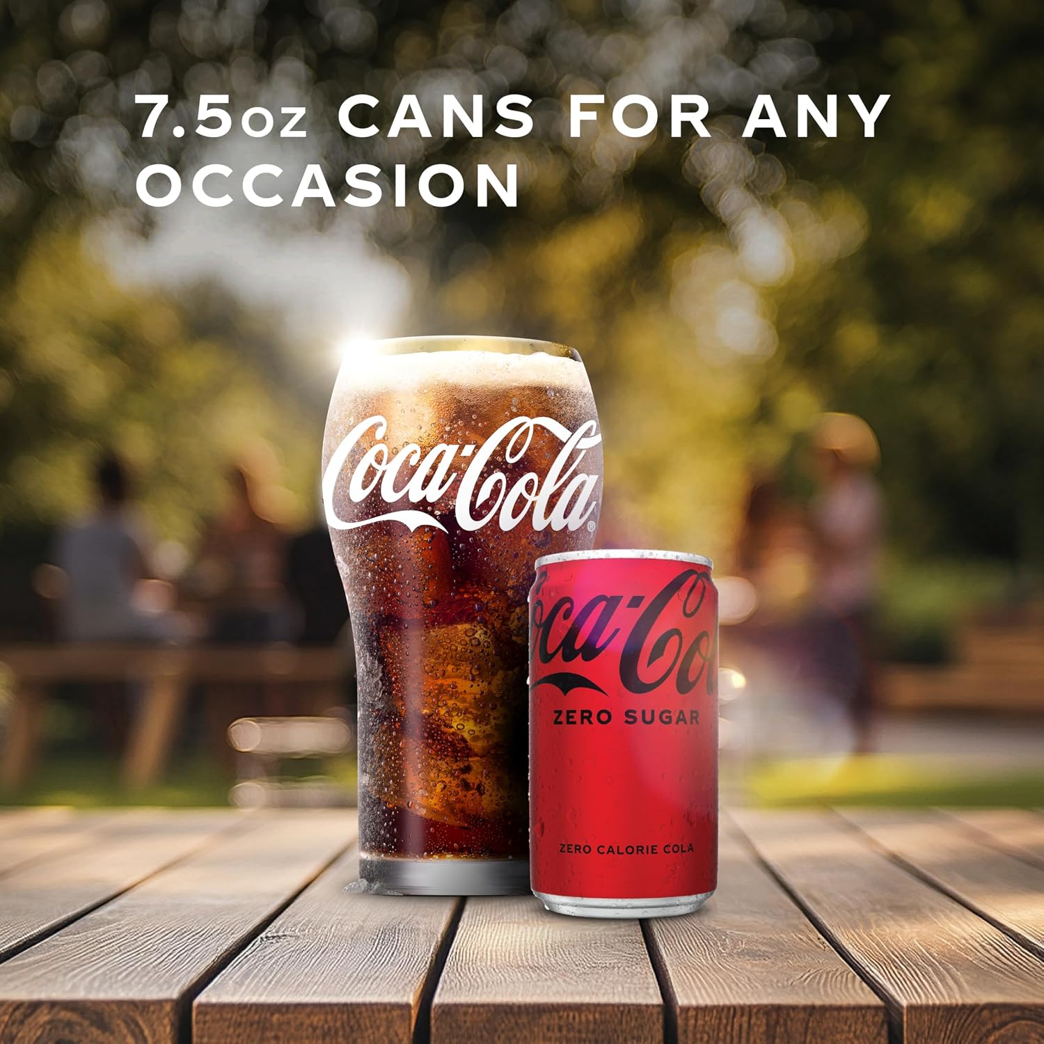Coca-Cola Zero Sugar Soda Soft Drink Mini Cans, 7.5 fl oz, 10 Pack