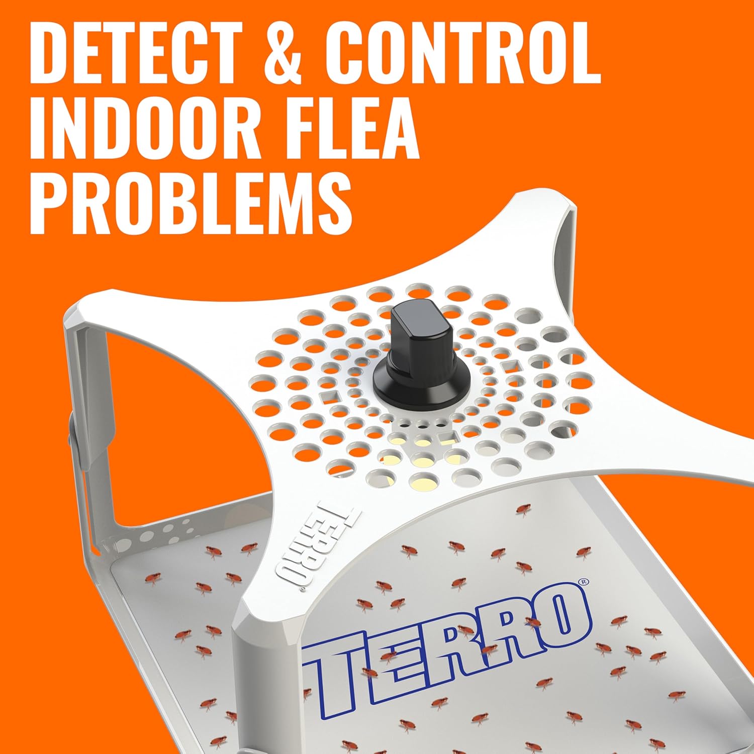 TERRO Indoor Electric Flea Trap and Killer, Refillable Plug in Bug Trap