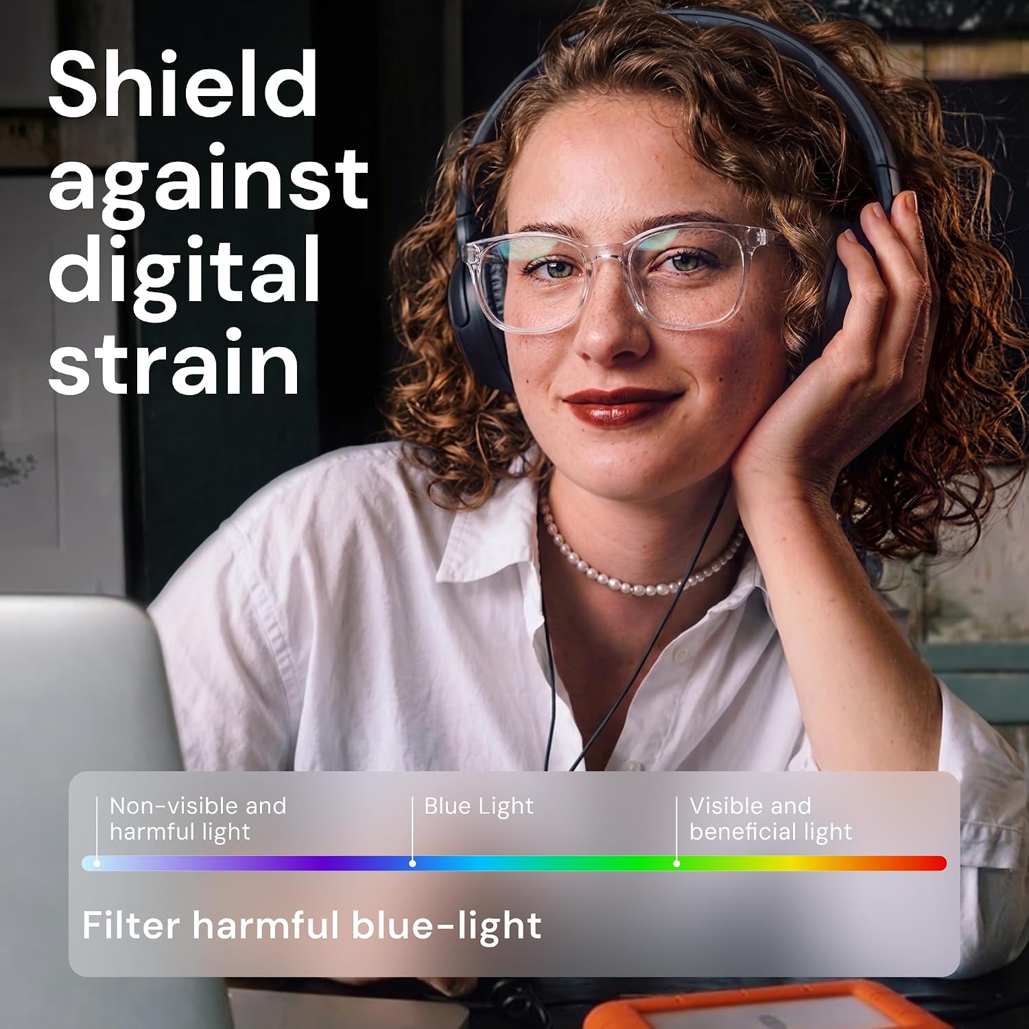 Gaoye Blue Light Blocking Glasses -Fashion Square Eyeglasses, Anti UV Ray Computer Gaming Glasses Blue Blockers for Women/Men
