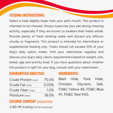 Good 'n' Fun Twists Long-Lasting Dog Treat Made With Real Protein, 35 Count