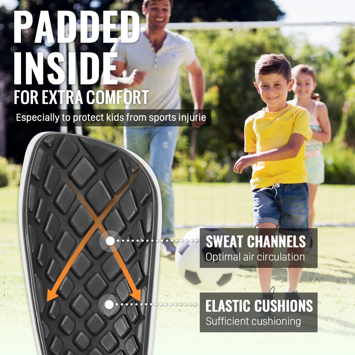 Northdeer Soccer Shin Guards for Kids Adults