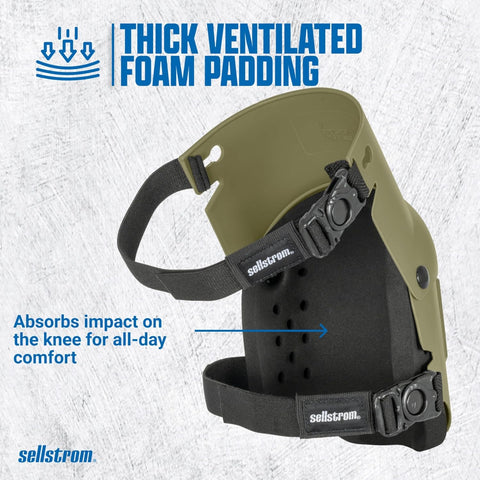 Sellstrom KneePro Professional Construction Kneepads for Work - Men & Women