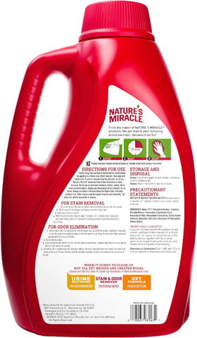 Nature’s Miracle Advanced Dog Stain & Odor Eliminator, Severe Mess, 1 gal