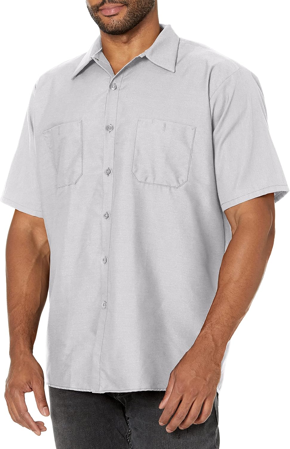 Red Kap Men's Performance Tech 2 Piece Lined Collar Shirt