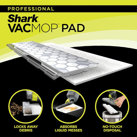 Shark VACMOP Disposable Hard Floor Pad Refills, 46 Count, VMP46