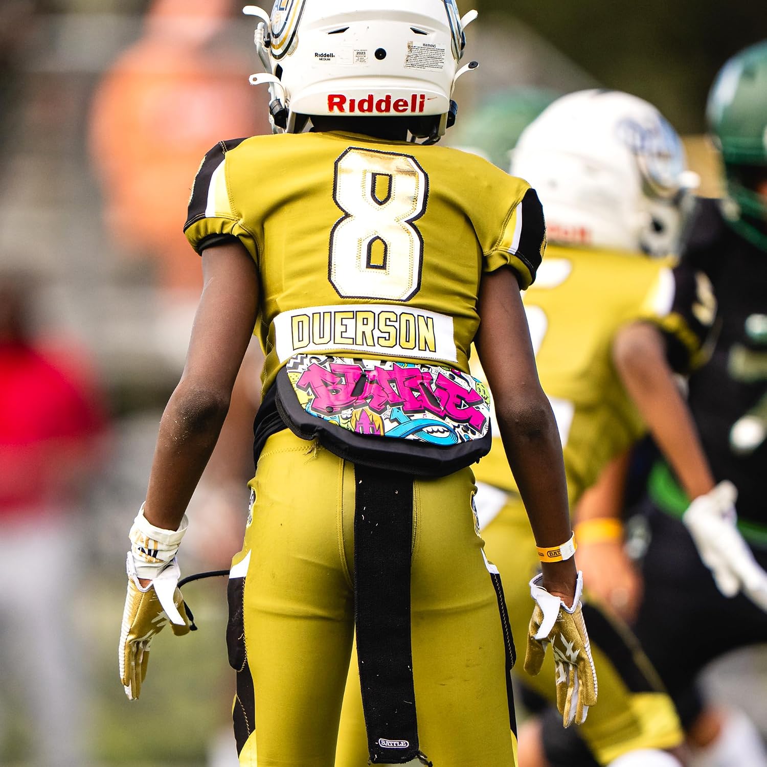 Battle Sports Novelty Football Back Plate, Kids, Adults