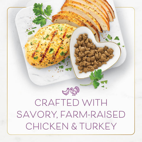 Purina Fancy Feast Dry Cat Food with Savory Farm-Raised Chicken and Turkey - 3 lb. Bag