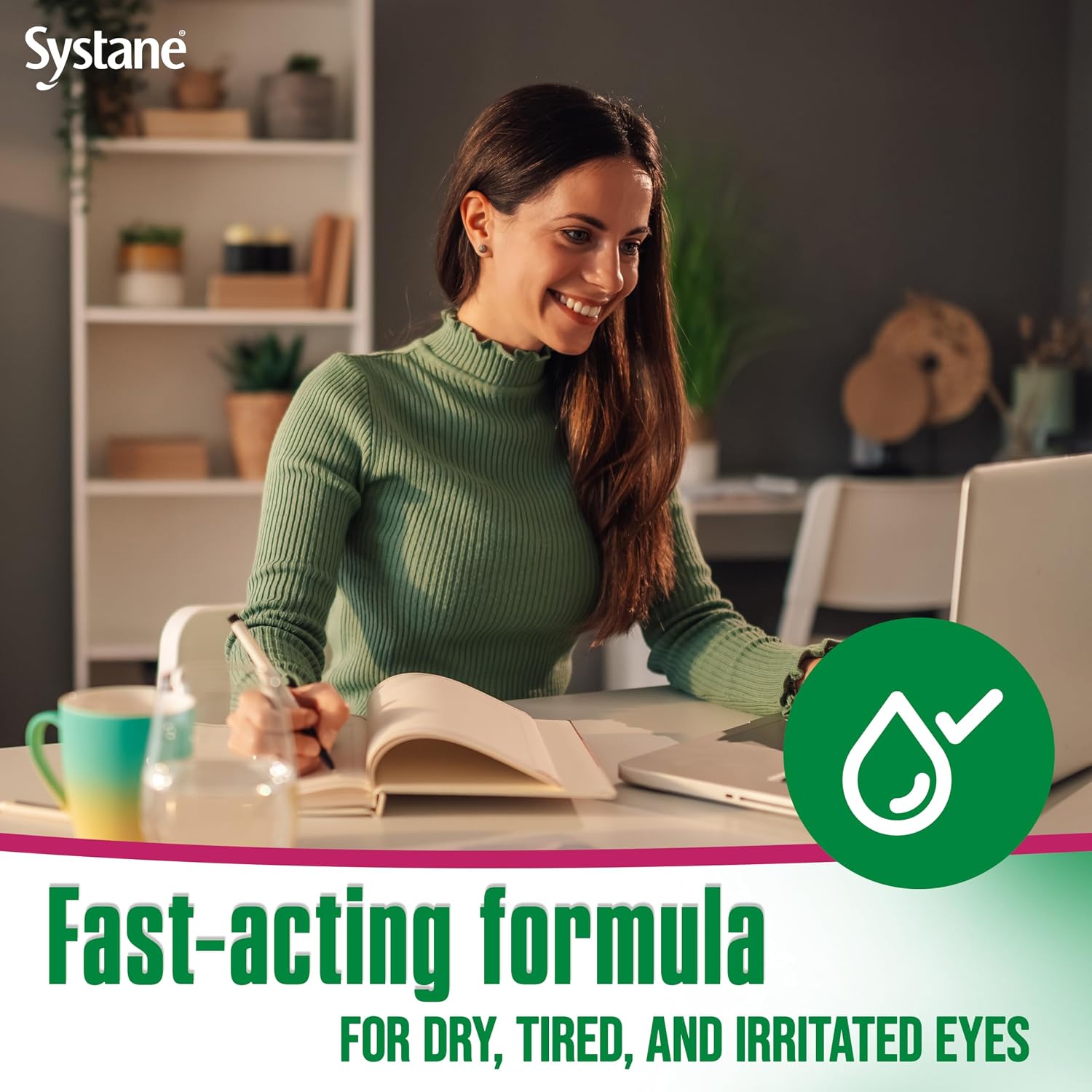 Systane UlTRA Lubricant Dry Eye Drops, 0.33 Fl Oz, 2 Pack