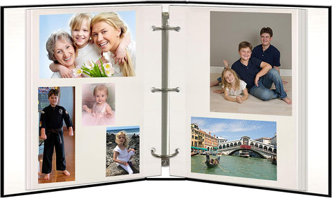 Pioneer Photo Albums TR-100/BK Magnetic 3-Ring 100 Page Photo Album, Black