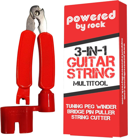 3-in-1 Guitar String Changing Tool for Acoustic & Electric Guitars