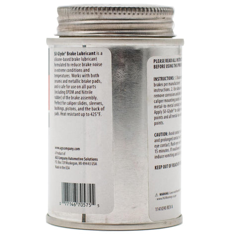 AGS Automotive Solutions 4oz Brush Top SIL-Glyde Silicone Brake Grease - Premium Brake Caliper Grease and Brake Lubricant for Optimal Performance and Longevity