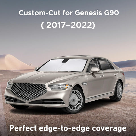 EcoNour Windshield Sunshade Compatible for Genesis G90 2017-2020 2021 2022