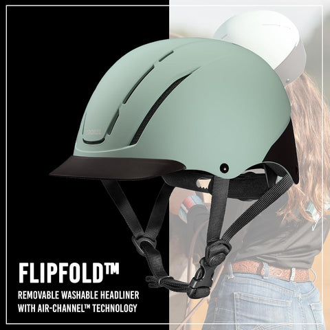 Troxel Spirit Duratec Full Coverage Horse Riding Helmet, Adjustable Fit