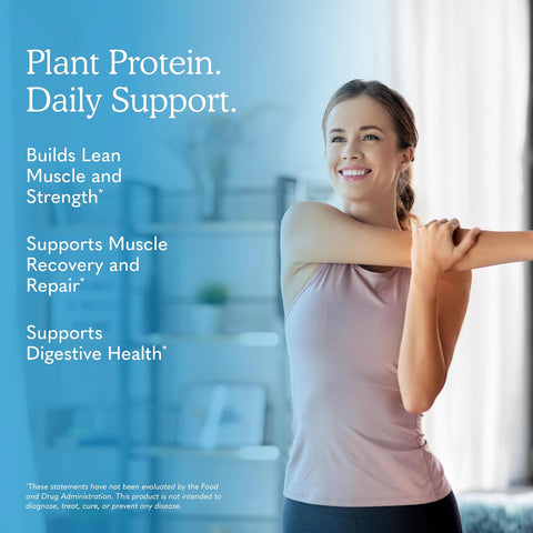 Garden of Life Protein Powder, Vegan Protein Powder, BCAA, Probiotics & Digestive Enzymes, Gluten & Lactose Free, Vanilla, 1.5 LB