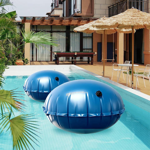 LIBERECOO 4FT Round Pool Pillows for Above Ground Pools - Super Durable 0.4 mm Winter Pillow | Round Inflatable Pillows for Pool Closing (4ft Diameter) | Air Pillow for Winterizing Pool Cover