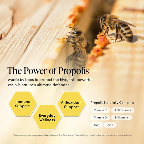 Beekeeper's Naturals Propolis Throat Spray for Daily Immune Support 1oz 2pk
