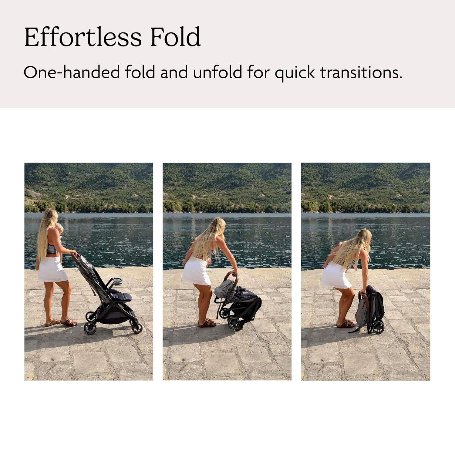 UPPAbaby Minu V3 Travel Stroller - Lightweight & Compact - Ada