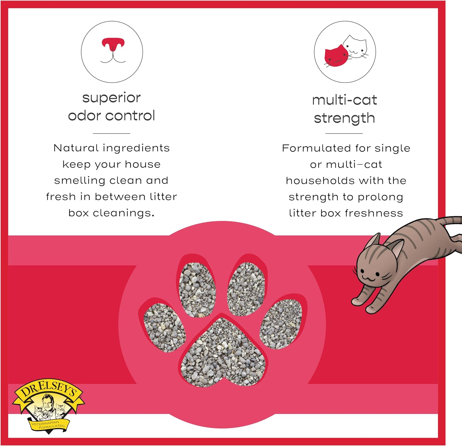 Dr. Elsey's® Cat Attract® Clumping Clay Cat Litter 18-lb. Bag