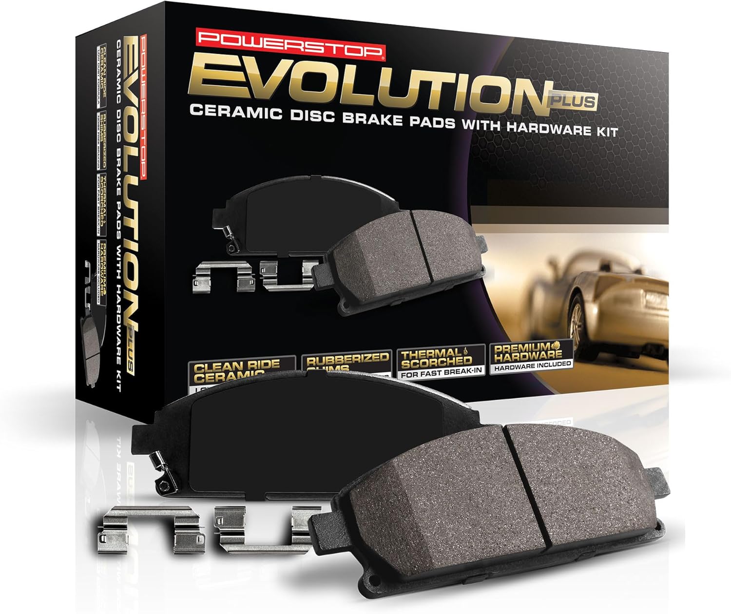PowerStop Z17 Replacement Ceramic Brake Pads Front 17-2371