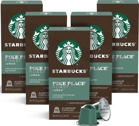 Starbucks by Nespresso Original, Pike Place Coffee, 50-count