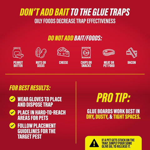 Catchmaster Roach Traps Indoor 6 Pack, Sticky Glue Board Cockroach Traps