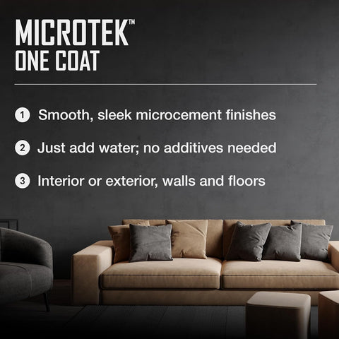 Surecrete MicroTek One Coat Microcement Overlay | White | 20 lb Pail