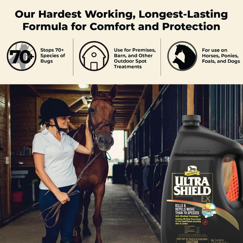 Absorbine UltraShield EX Insecticide & Repellent, 128 fl oz Gallon