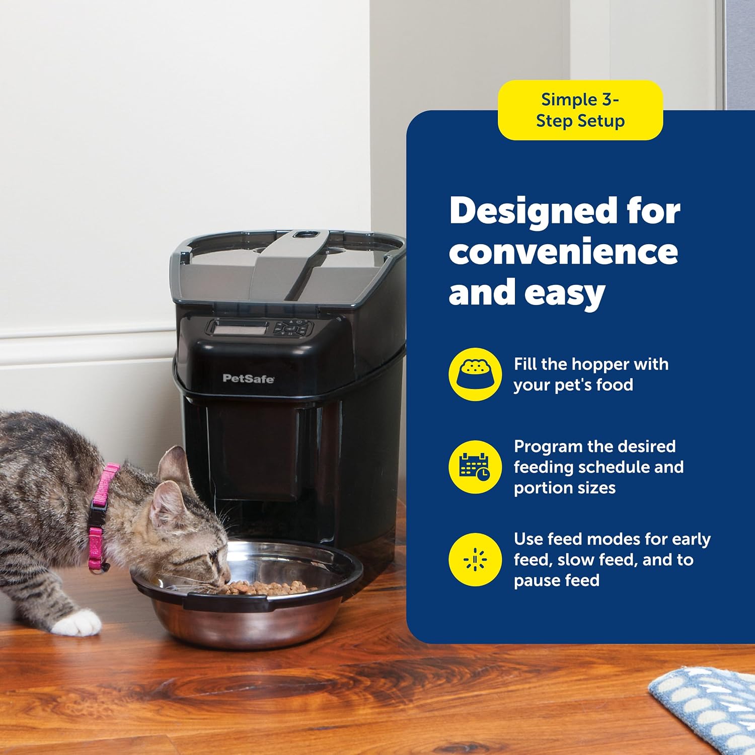 PetSafe Healthy Pet Simply Feed Auto Feeder, Programmable, Holds 24 Cups