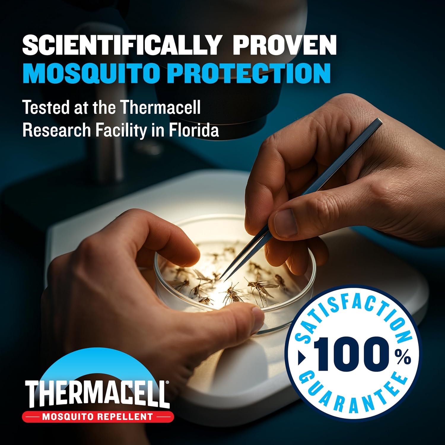 Thermacell E-ZoneGuard Patio + Mosquito Repeller, 6.5Hr Bat + Charging Dock