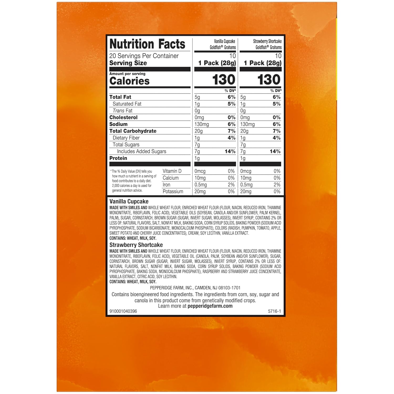 Goldfish Grahams Baked Graham Crackers Multipack, 20 Packs
