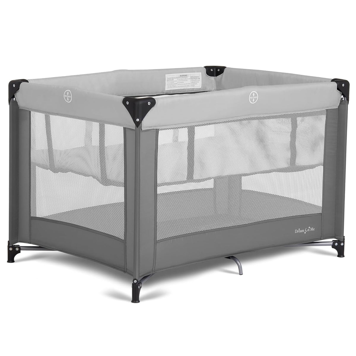 Dream On Me Zazzy Portable Baby Playard with Bassinet, Travel Carry Bag