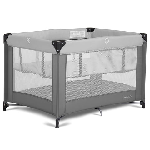 Dream On Me Zazzy Portable Baby Playard with Bassinet, Travel Carry Bag