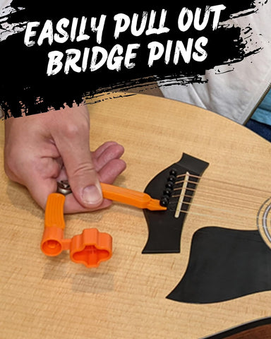 3-in-1 Guitar String Changing Tool for Acoustic & Electric Guitars