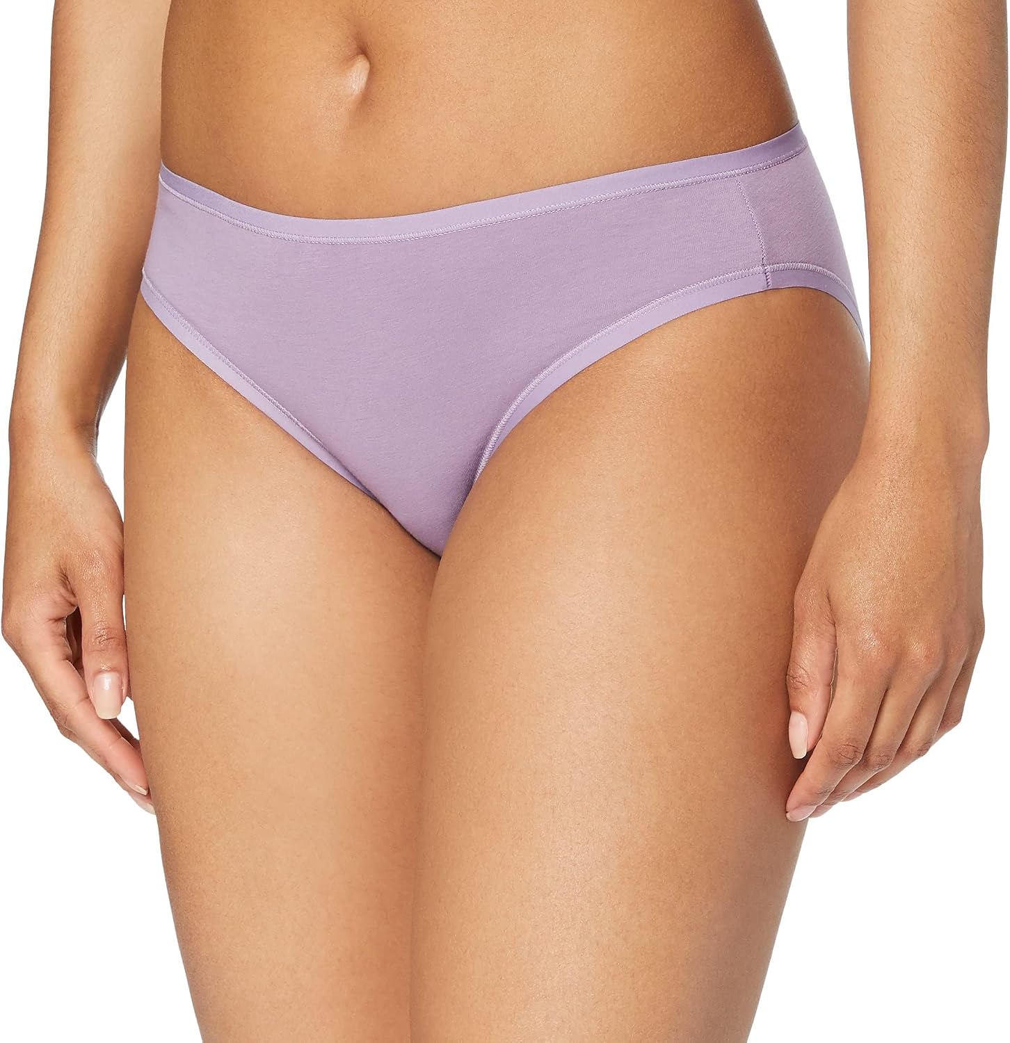 Amazon Essentials Women's Cotton Spandex Bikini Brief Underwear (Available in Plus Size)