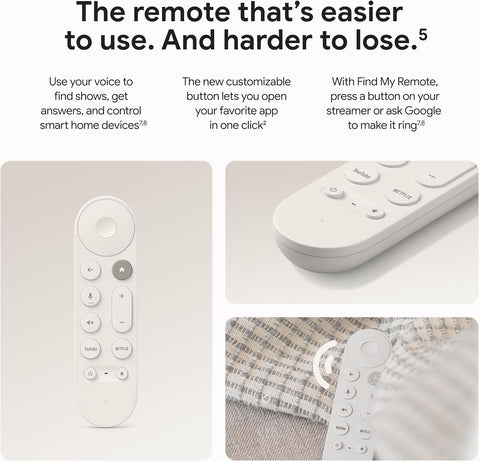 Google TV Streamer 4K - Fast Streaming Entertainment on Your Device with Voice Search Remote - Watch Movies, Shows, Live, and Netflix in HDR - Smart Home Control - 32 GB of Storage - Hazel