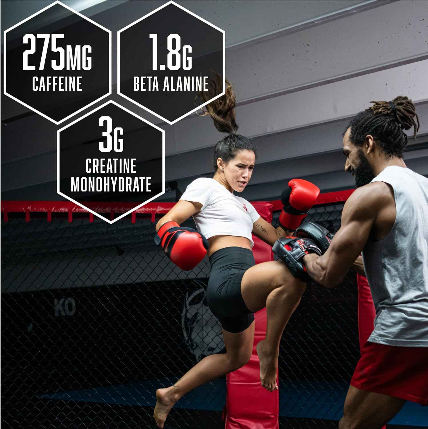 BSN N.O.-XPLODE Pre Workout Powder with Creatine, Fruit Punch, 60 Servings | Energy Supplement for Men and Women with Beta-Alanine and Creatine for Pre-Workout Performance and Endurance