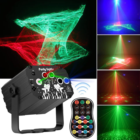 Enjoyedled DJ Disco Stage Party Lights with Northern Laser Light Effect