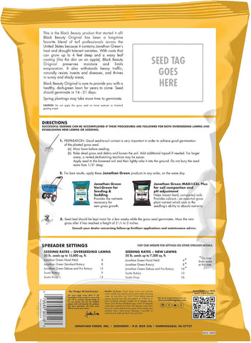 Jonathan Green Black Beauty Tall Fescue Grass Seed Blend - 50 lb