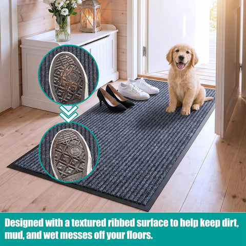 ITINA Long Door Mat, 3 x 16 ft Hallway Runner, Commercial Floor Mats