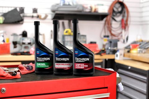 Chevron Techron High Mileage Fuel System Cleaner, 12 oz, Pack of 1