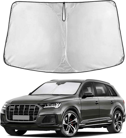 EcoNour Windshield Sunshade Compatible for Audi Q7 2016-2024 2025 2026